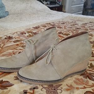 GENUINE SUEDE DONALD PLINER BOOTIES, 9M, $45